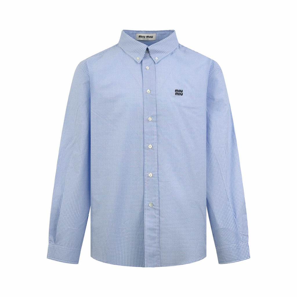 Falection FW26 Gingham Check Poplin Shirt