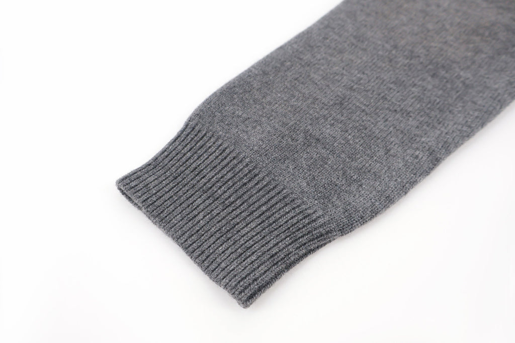 Falection FW26 Suede and Wool Cardigan