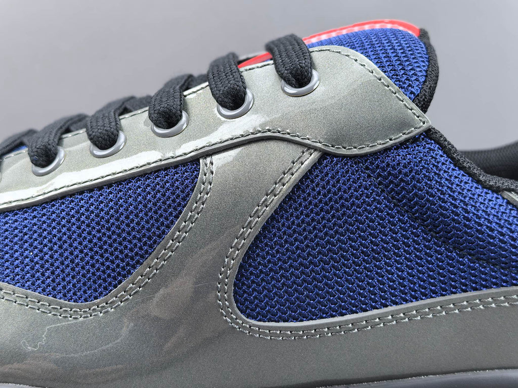 Falection FW26 America's Cup Metallic Leather and Bike Fabric Sneaker