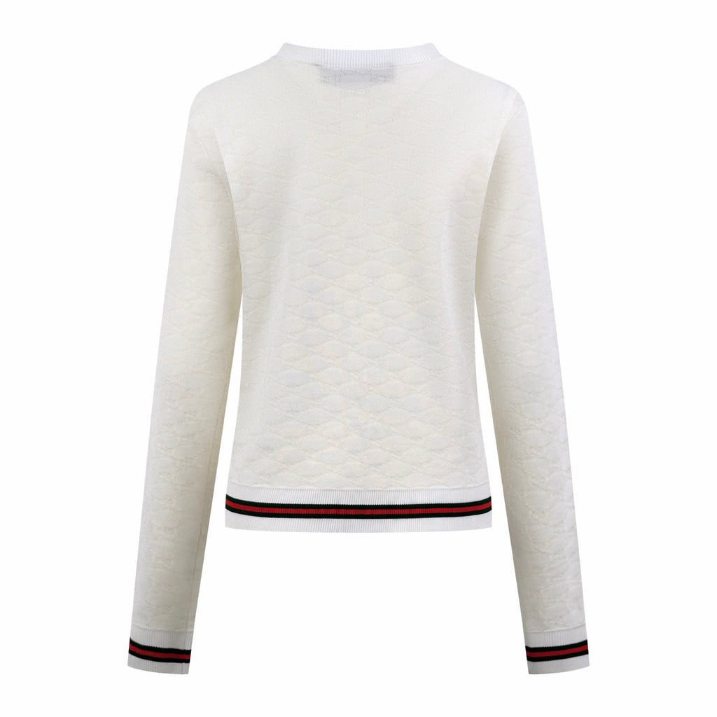 Falection FW26 GG Jacquard Cardigan