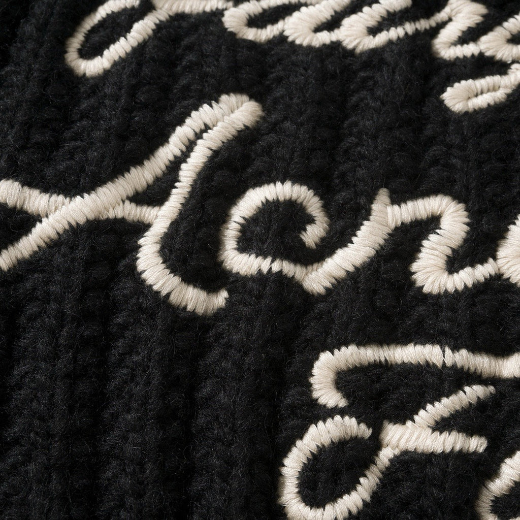 Falection FW26 Cable Knit Zip Fastening Cardigan