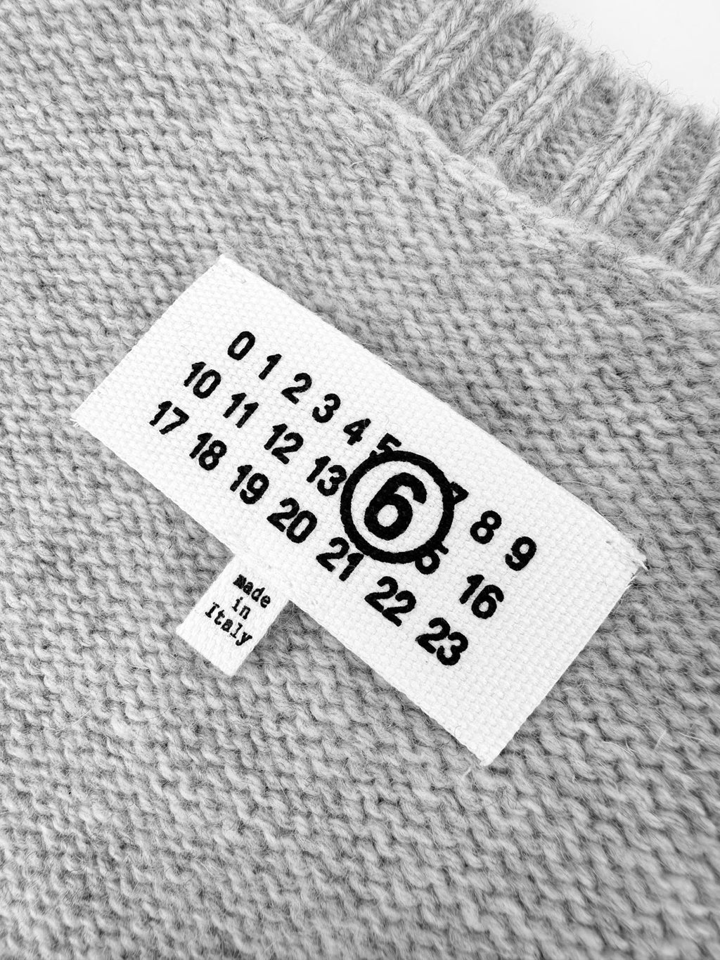 Falection MM FW26 Logo Print Knitted Sweatshirt