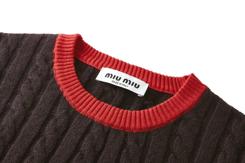 Falection FW26 Wool and Cotton Knit Sweater