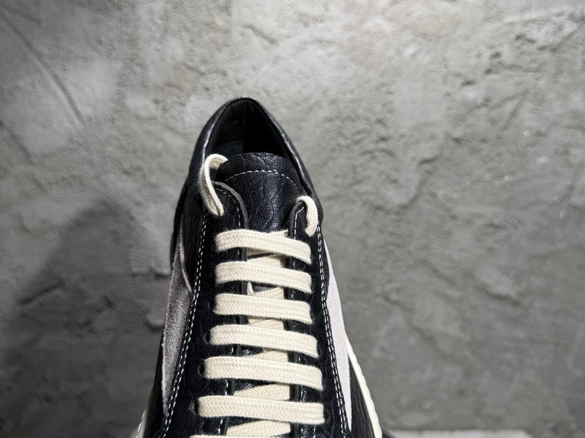 Falection FW26 Grained Leather Vintage Sneakers