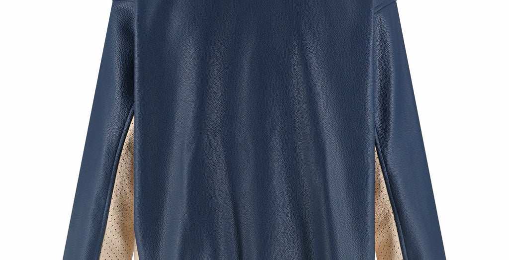 Falection monogram V made in italy SS26 Sporty Leather Track Top