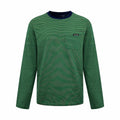 Falection FW26 Striped Jersey Tee in Navy/Green