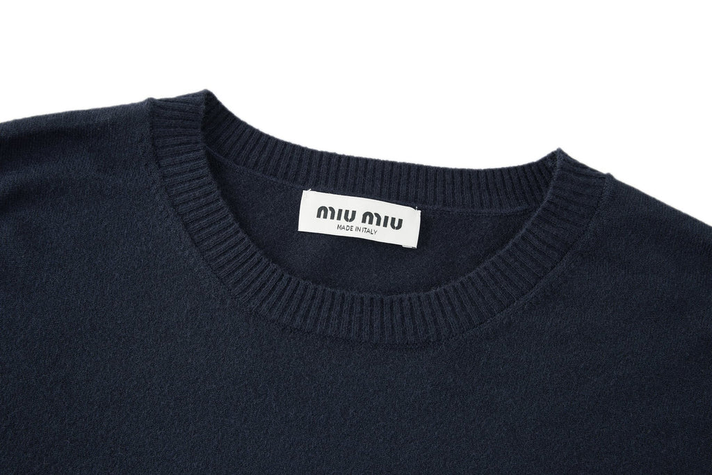 Falection FW26 Layered Sleeve Logo Embroidered Sweater