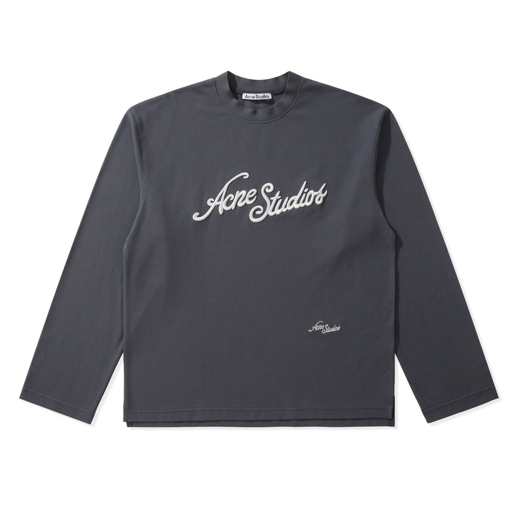 Falection FW26 Embroidered Logo Long-Sleeve T-Shirt in 3 Colors