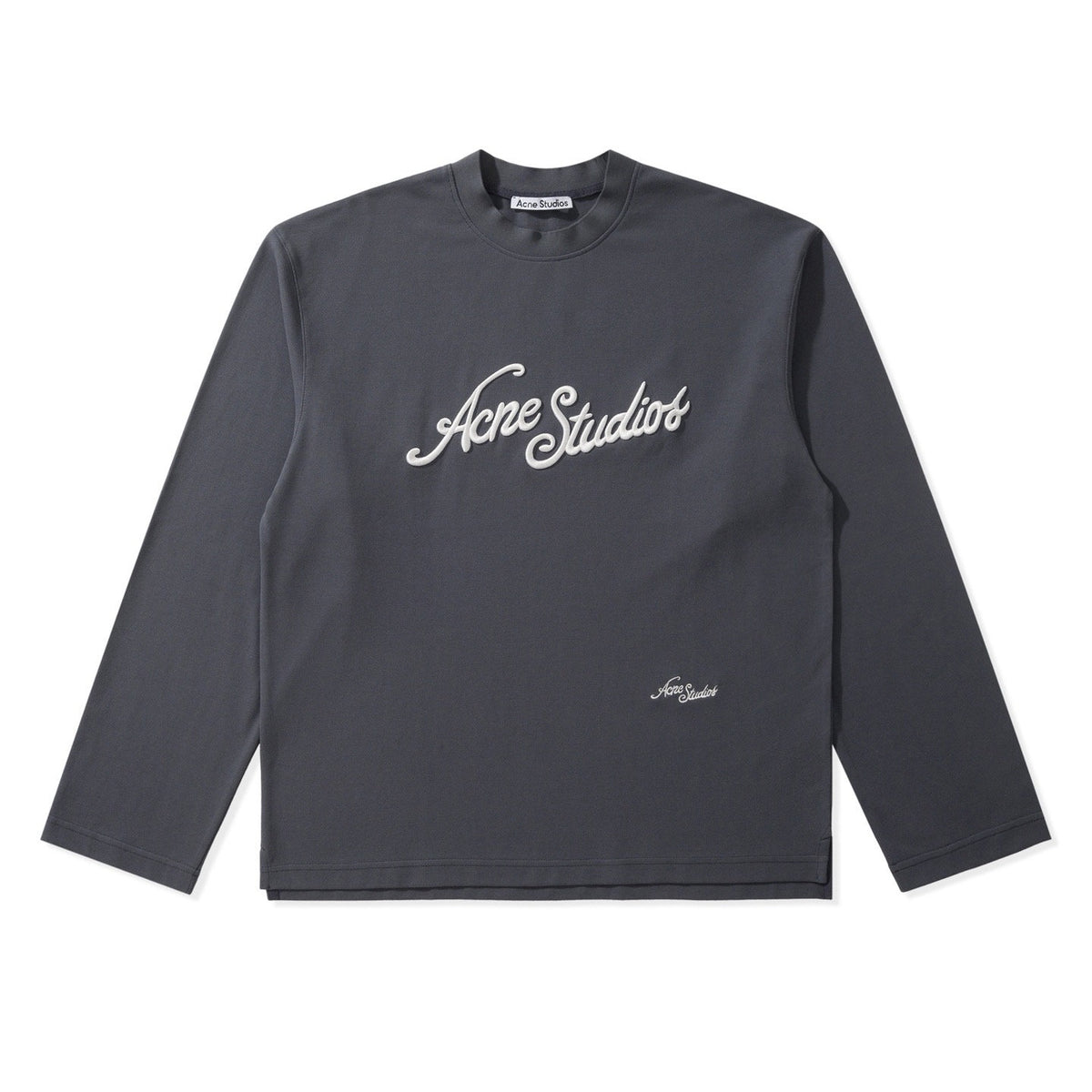 Falection FW26 Embroidered Logo Long-Sleeve T-Shirt in 3 Colors