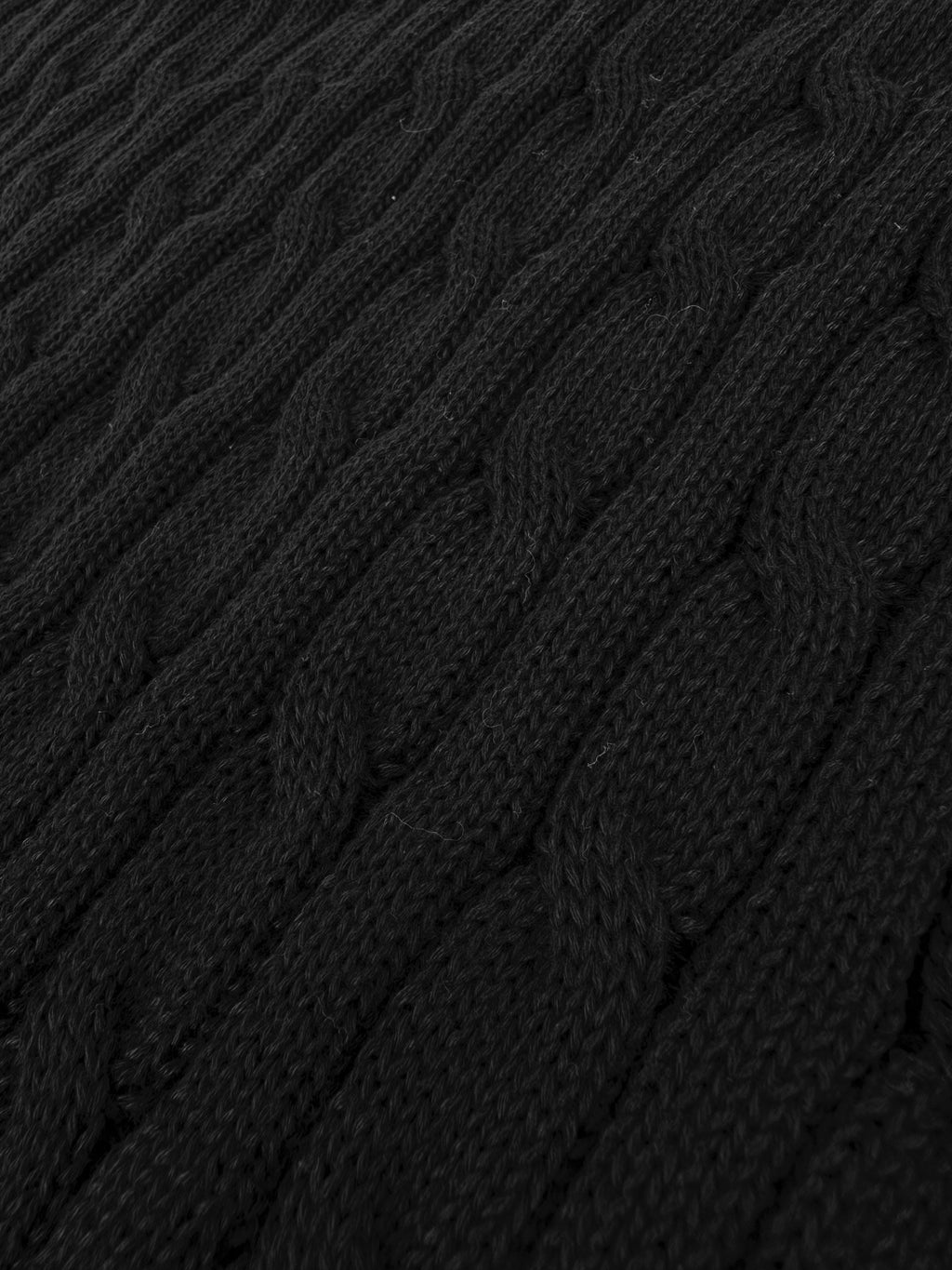Falection FW26 Logo Embroidered Cable Knit Sweater in 2 Colors