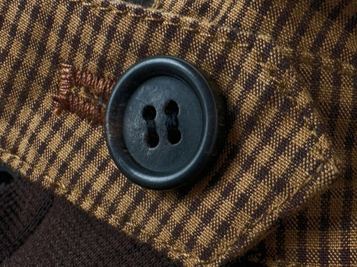 Falection FW26 Caramel Gingham Check Blouson Jacket