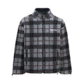 Falection FW26 Checked Teddy Zipper Jacket in 2 Colors