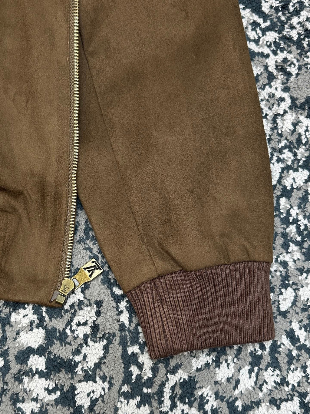 Falection FW26 Suede Calfskin Bomber Jacket