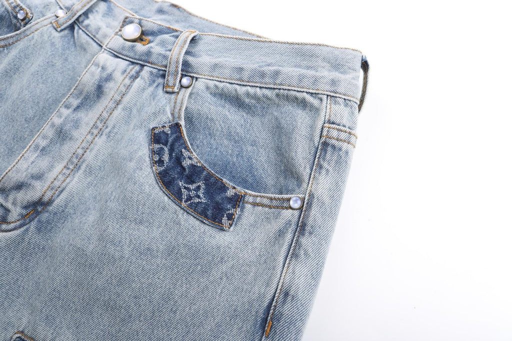 Falection FW26 Signature Patchwork Denim Pants