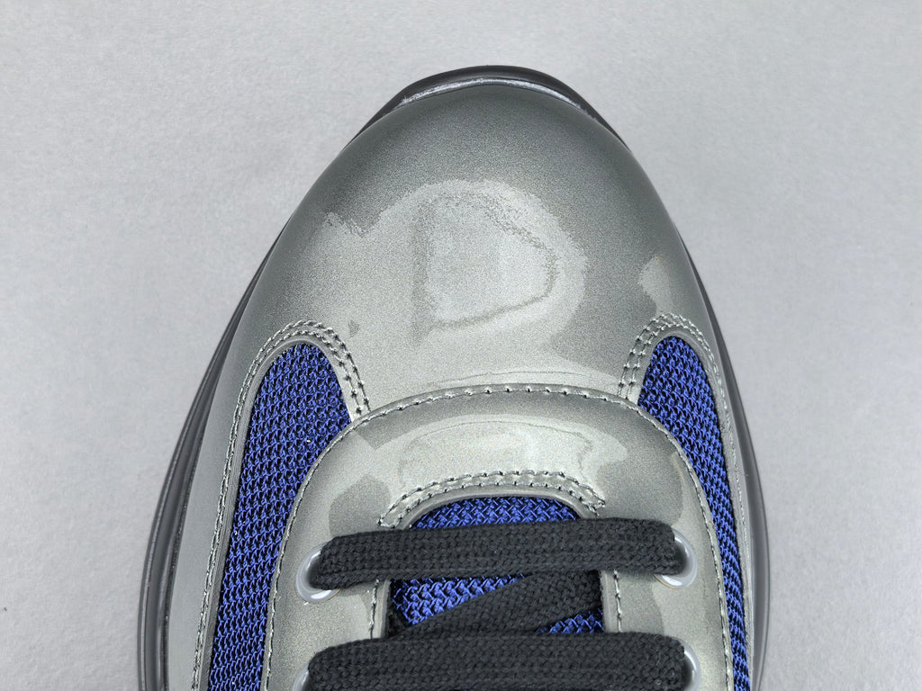 Falection FW26 America's Cup Metallic Leather and Bike Fabric Sneaker