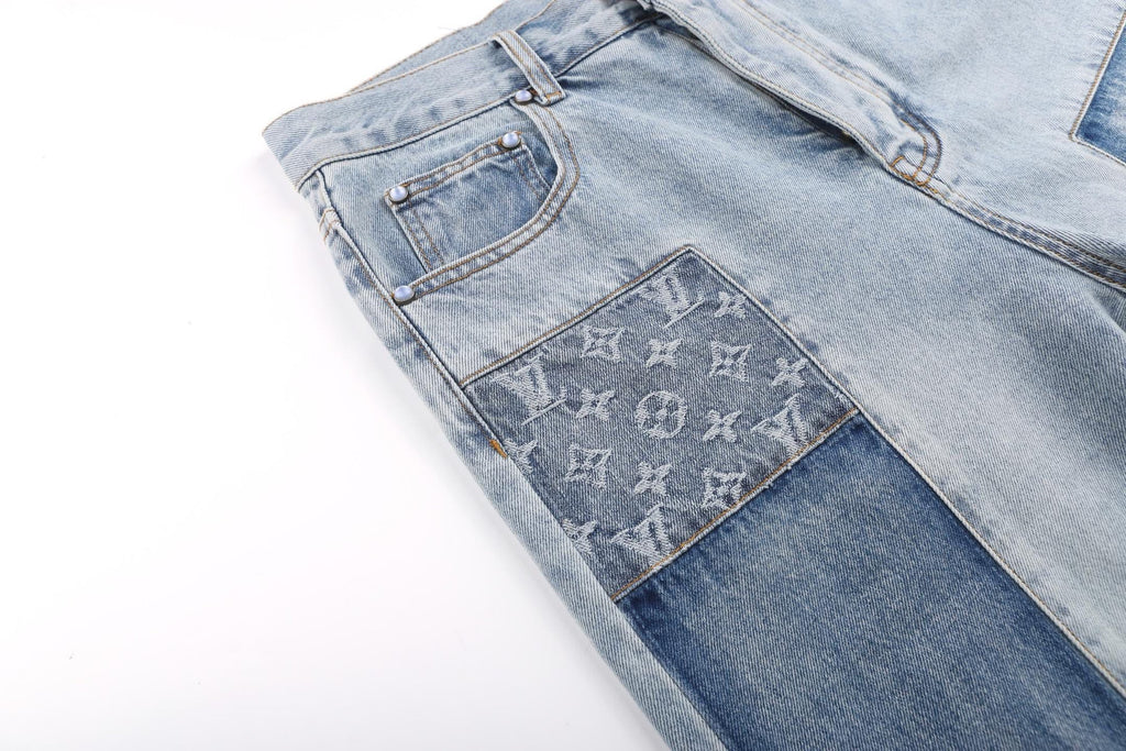 Falection FW26 Signature Patchwork Denim Pants