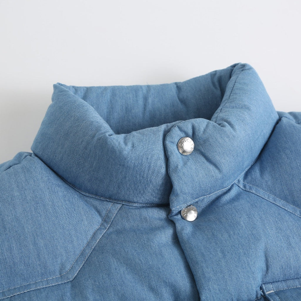 Falection FW26 Ervironal Denim Down Vest in 3 Colors