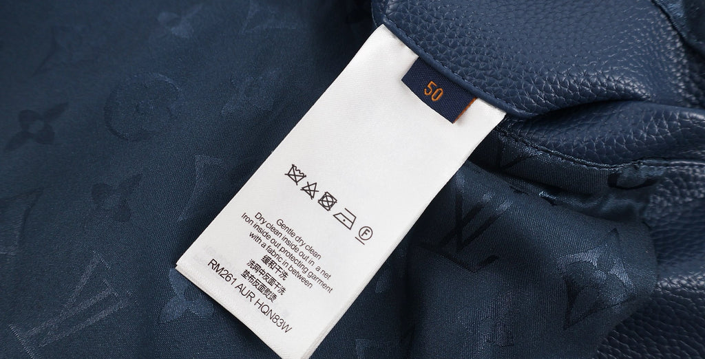 Falection monogram V made in italy SS26 Sporty Leather Track Top