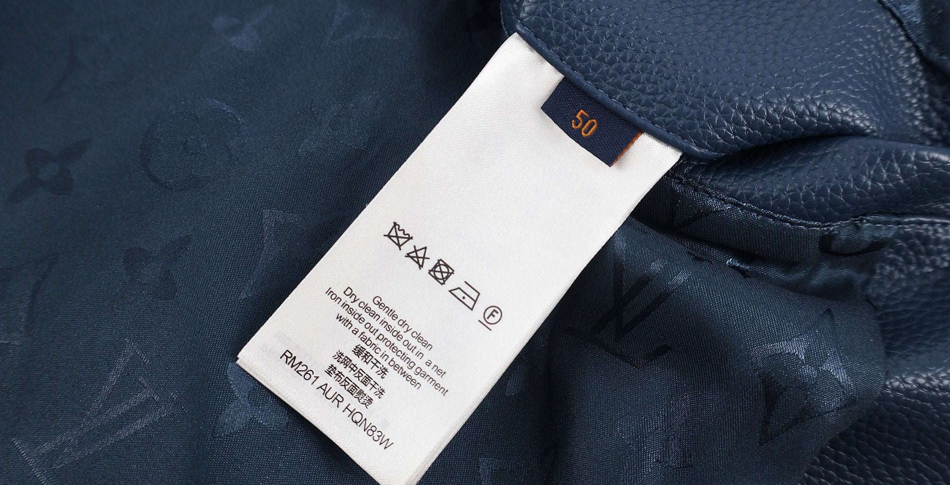 Falection monogram V made in italy SS26 Sporty Leather Track Top