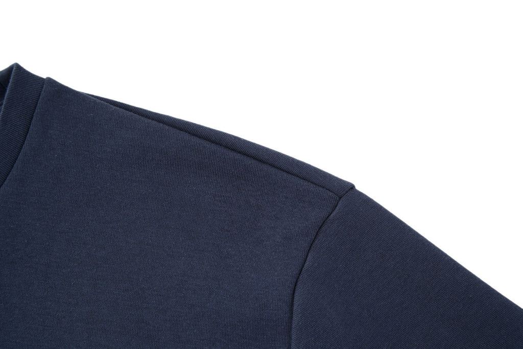 Falection FW26 Technical Cotton Sweatshirt in Navy