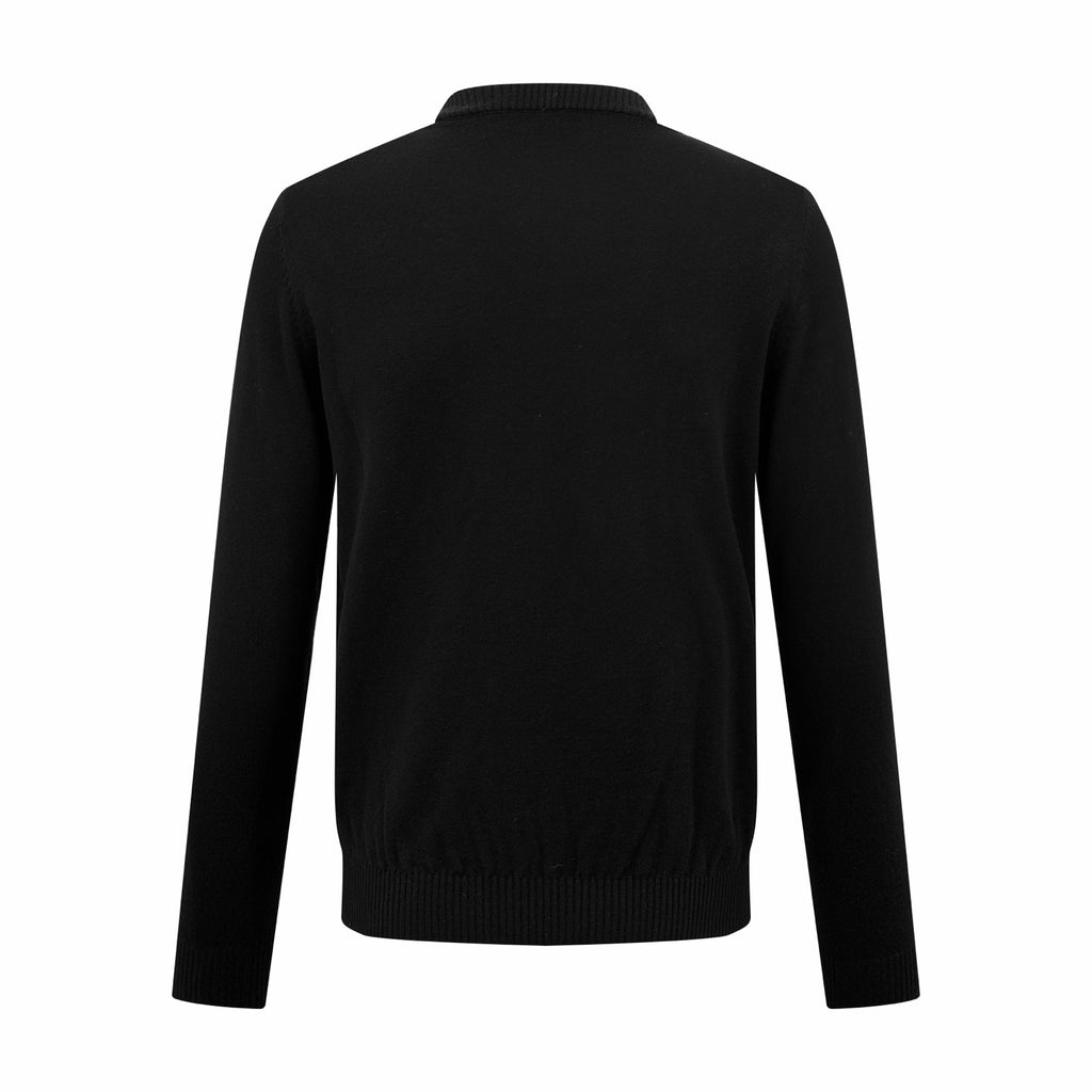 Falection FW26 Logo Patch Zip Pocket Sweater