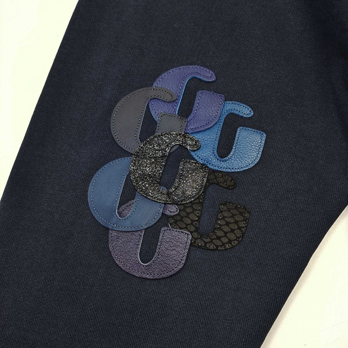 Falection Gallery Dept FW26 G Patch Logo Painted Hoodie