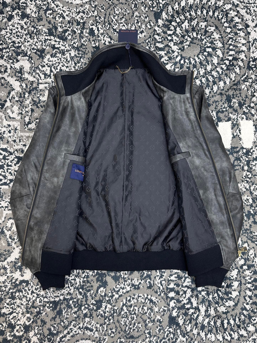 Falection FW26 Reversible Monogram Jacquard Bomber
