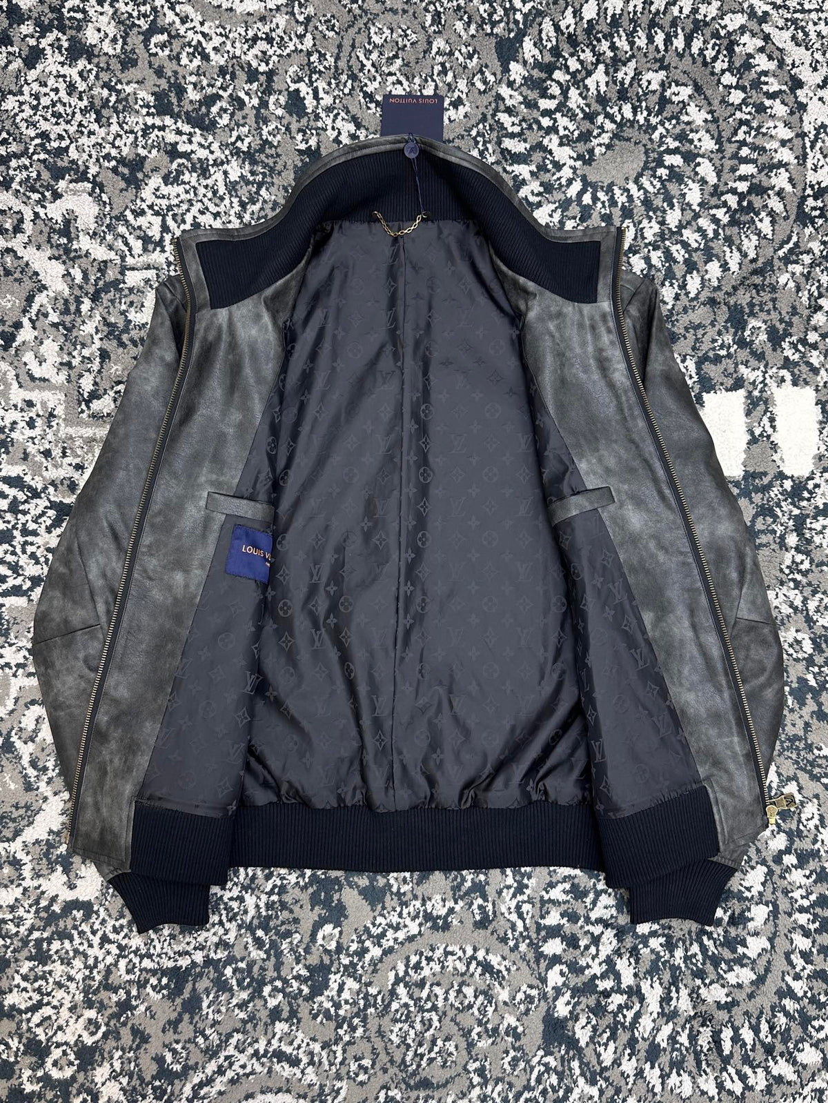 Falection FW26 Reversible Monogram Jacquard Bomber