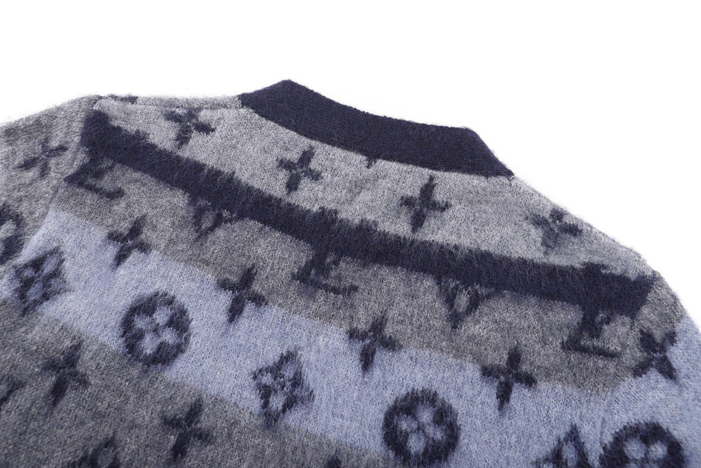 Falection FW26 Monogram Mohair Cardigan in 2 Colors