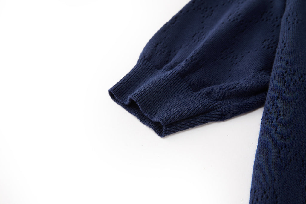 Falection FW26 Pointelle Cotton Silk Polo Shirt
