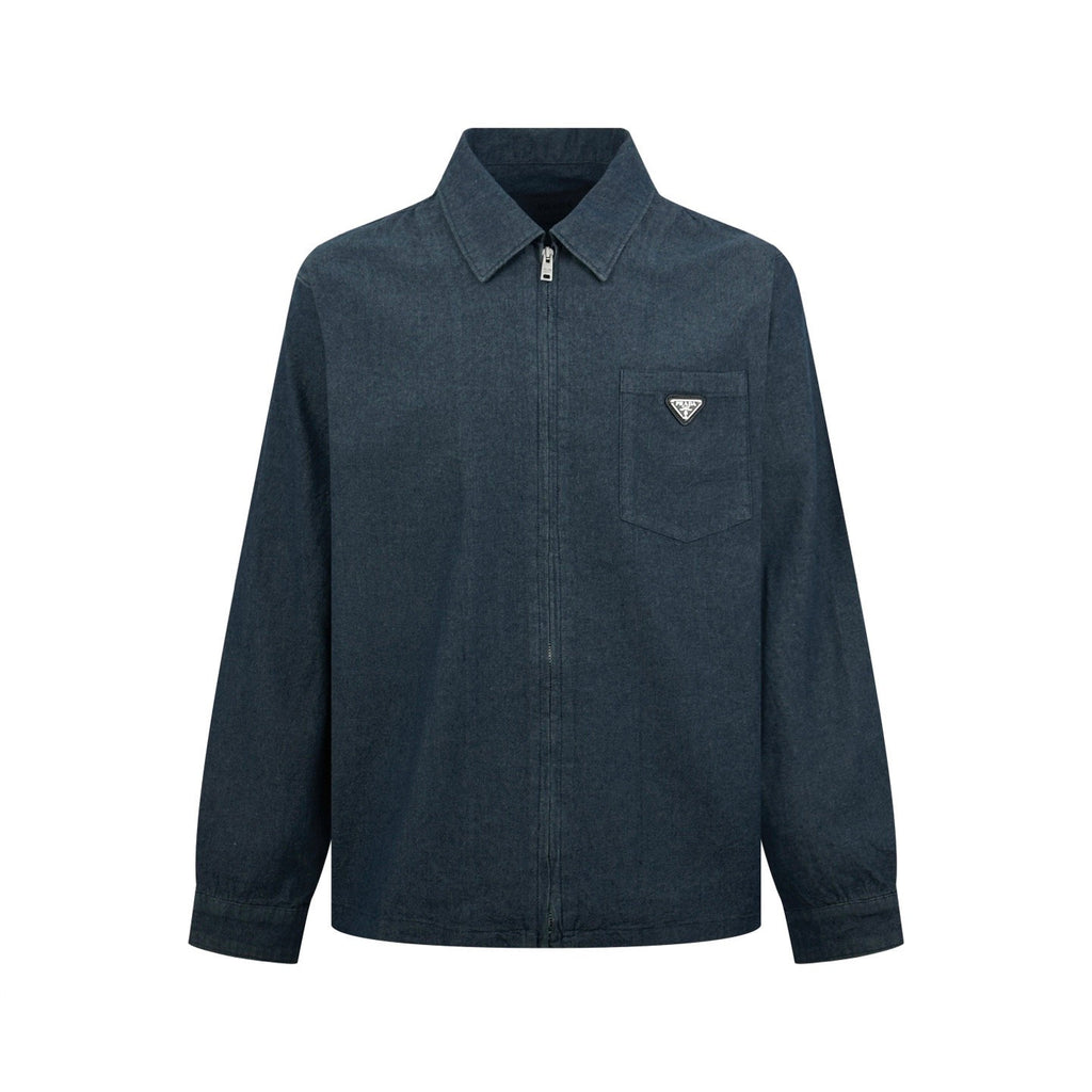 Falection FW26 Navy Chambray Shirt