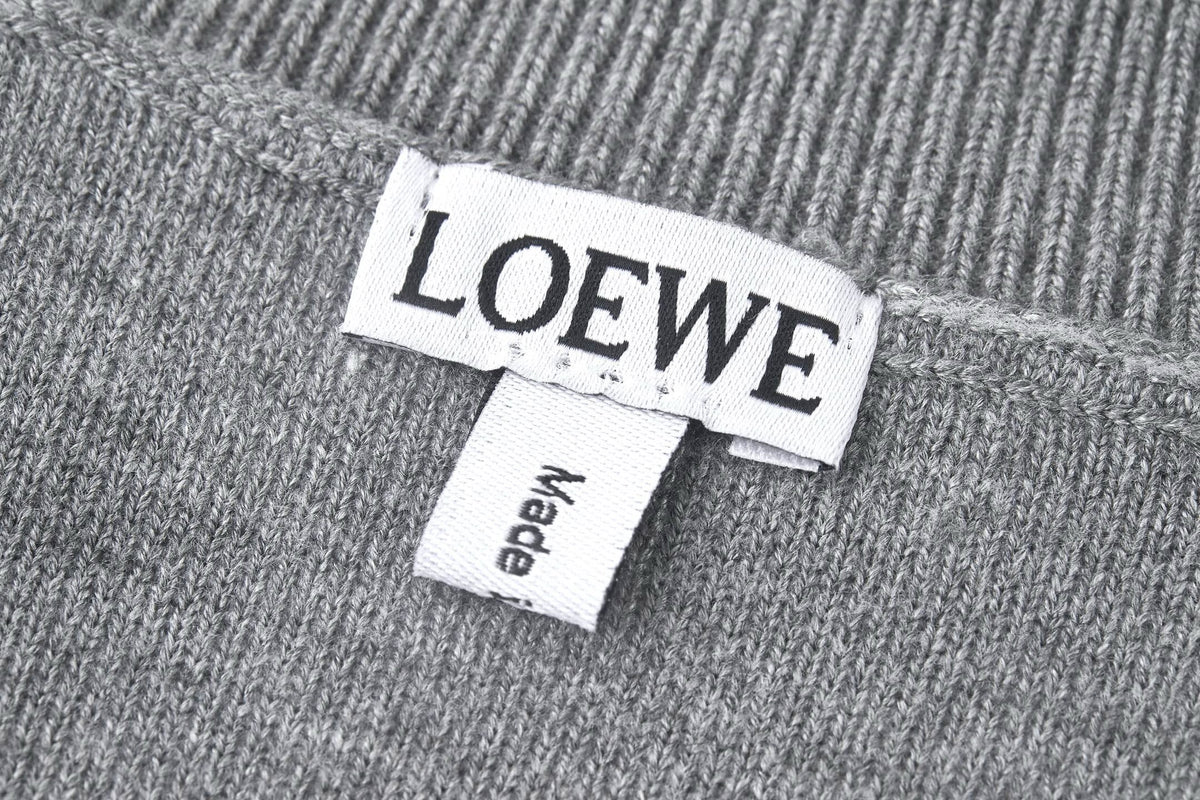 Falection FW26 Anagram Intarsia Wool Blend Sweater in 2 Colors
