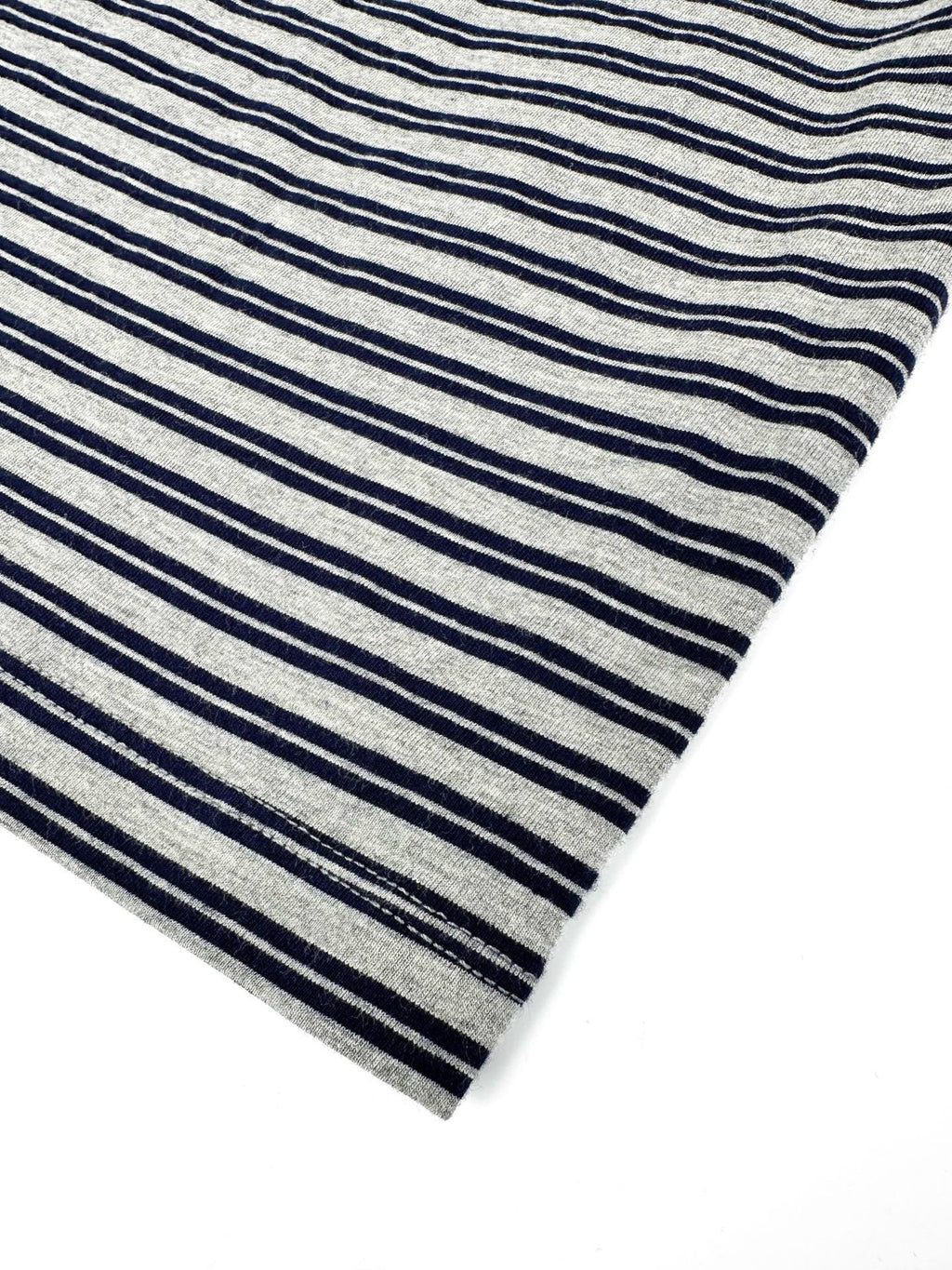 Falection FW26 Grey+Blue Striped Jersey Tee