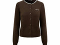 Falection FW26 Collared Cardigan in Brown