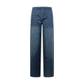 Falection FW26 GG Cotton Denim Jacquard Wide Leg Pants