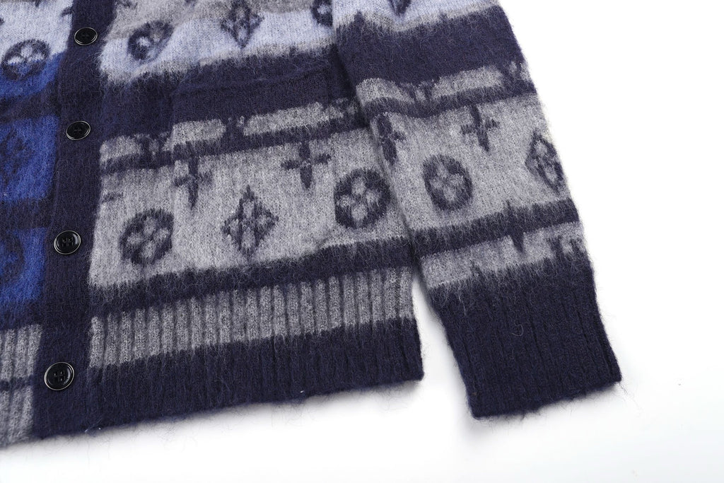 Falection FW26 Monogram Mohair Cardigan in 2 Colors