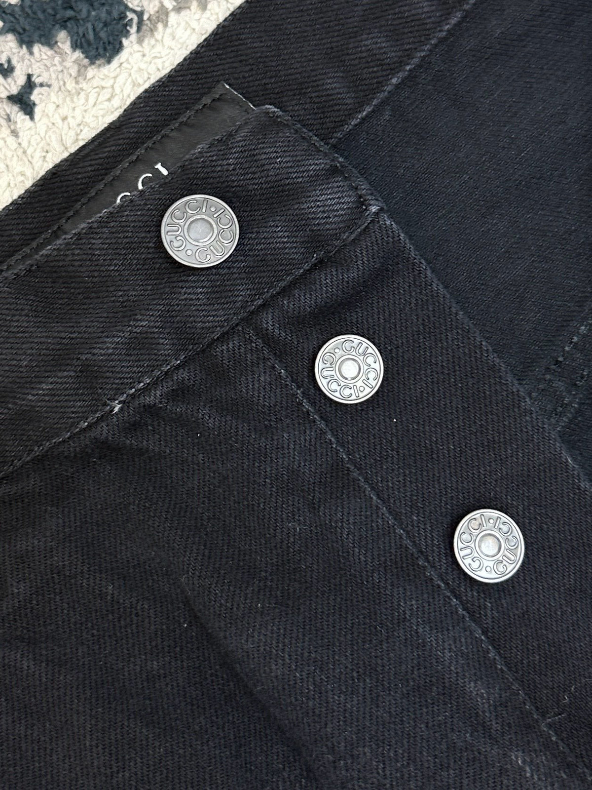 Falection FW26 Cotton Denim Pants with Web Insert