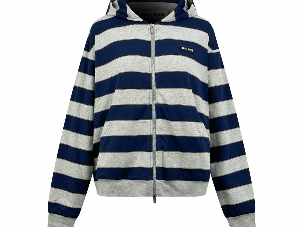 Falection FW26 Striped Jersey Hoodie