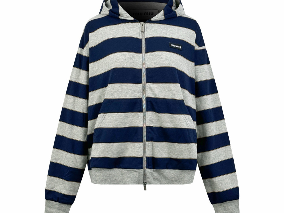 Falection FW26 Striped Jersey Hoodie
