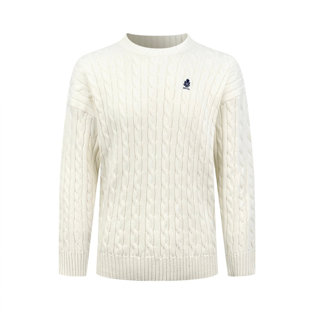 Falection FW26 Logo Embroidered Cable Knit Sweater in 2 Colors