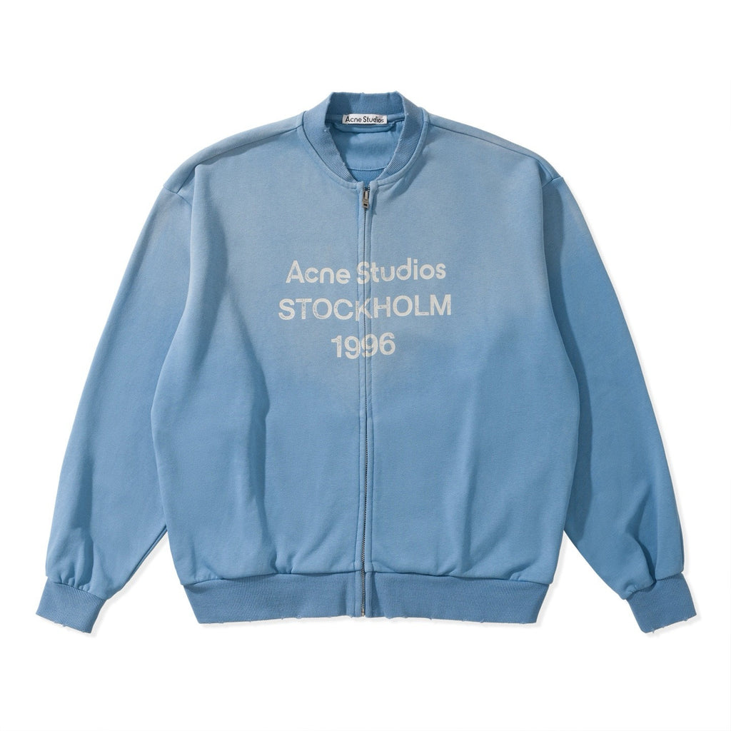 Falection FW26 Washed Zip Up Cardigan in 4 Colors