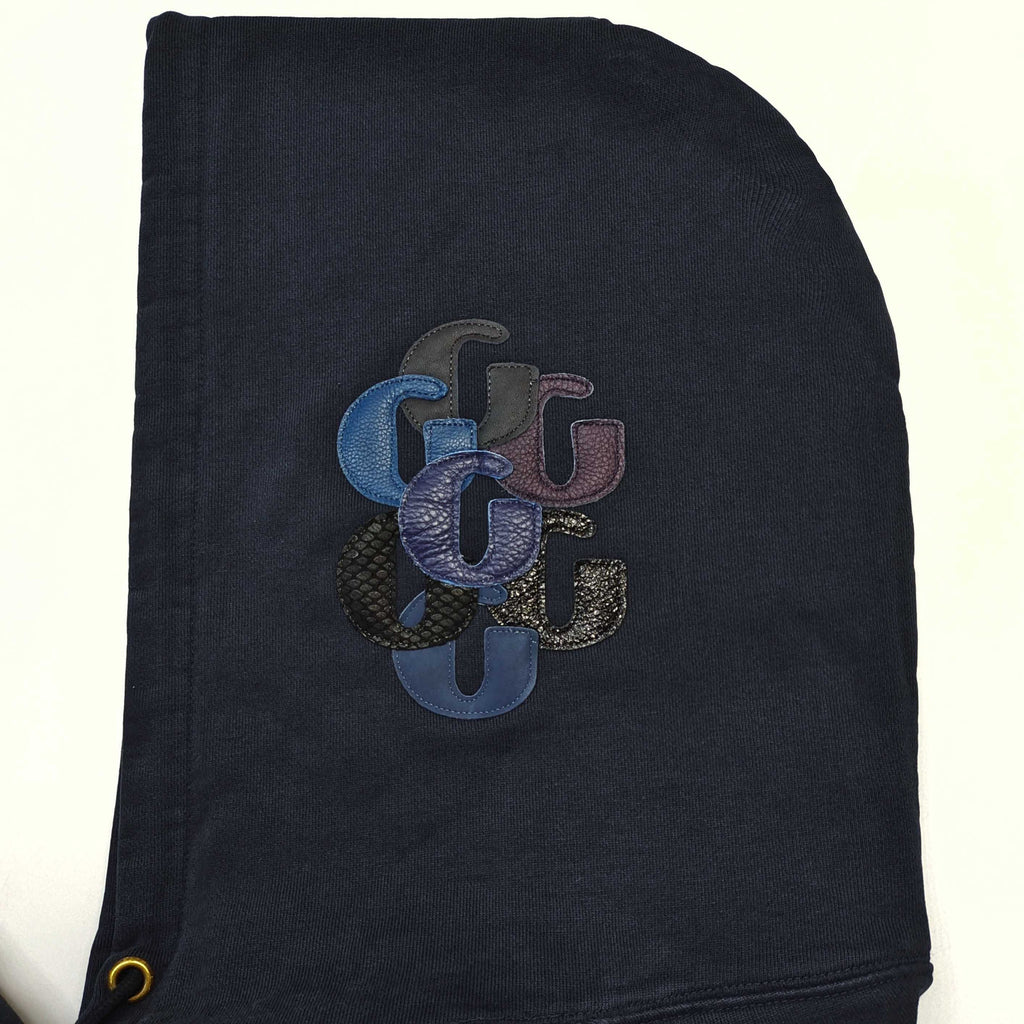 Falection Gallery Dept FW26 G Patch Logo Painted Hoodie