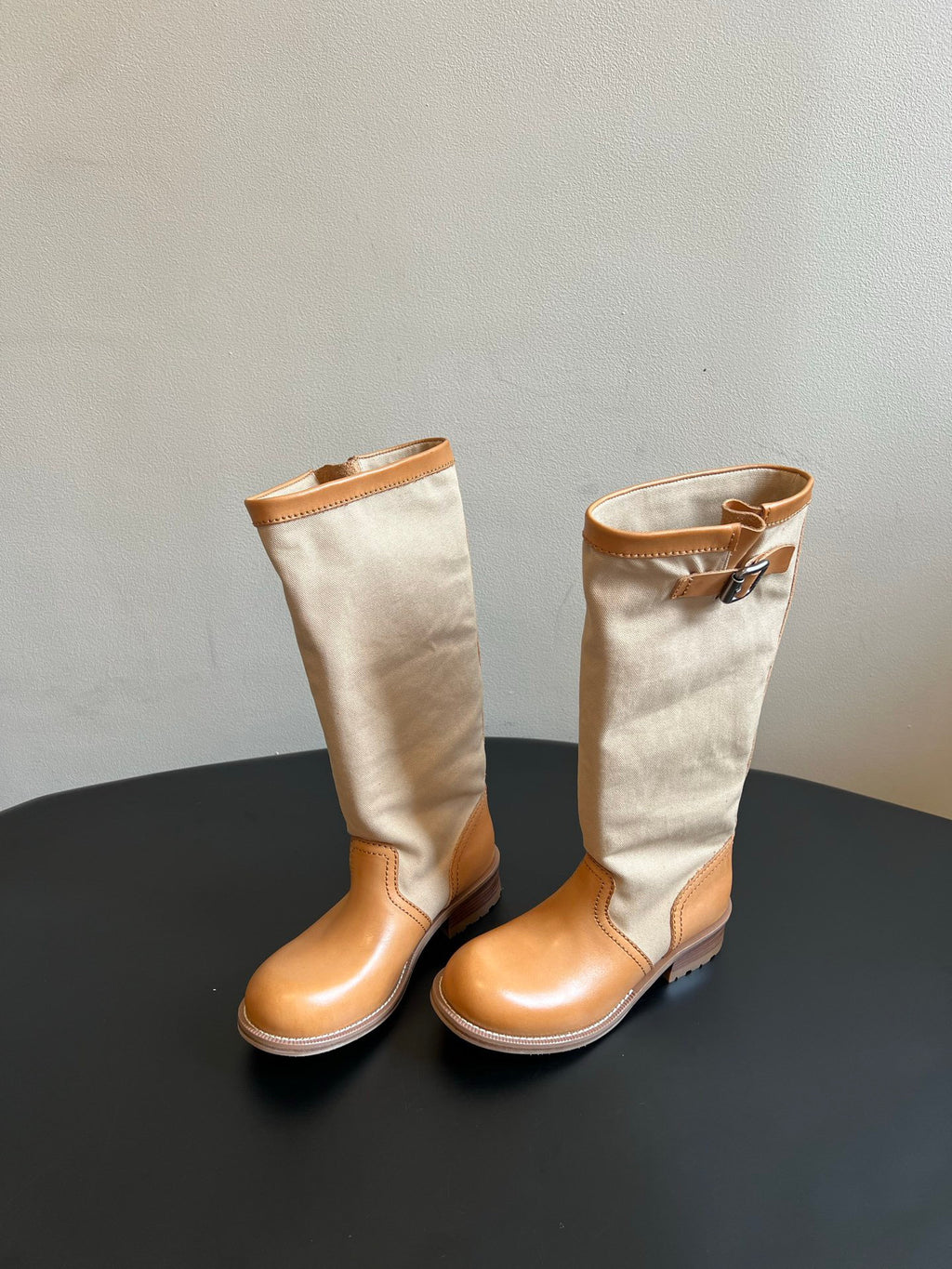 Falection FW26 Leather and Canvas Boots