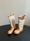 Falection FW26 Leather and Canvas Boots