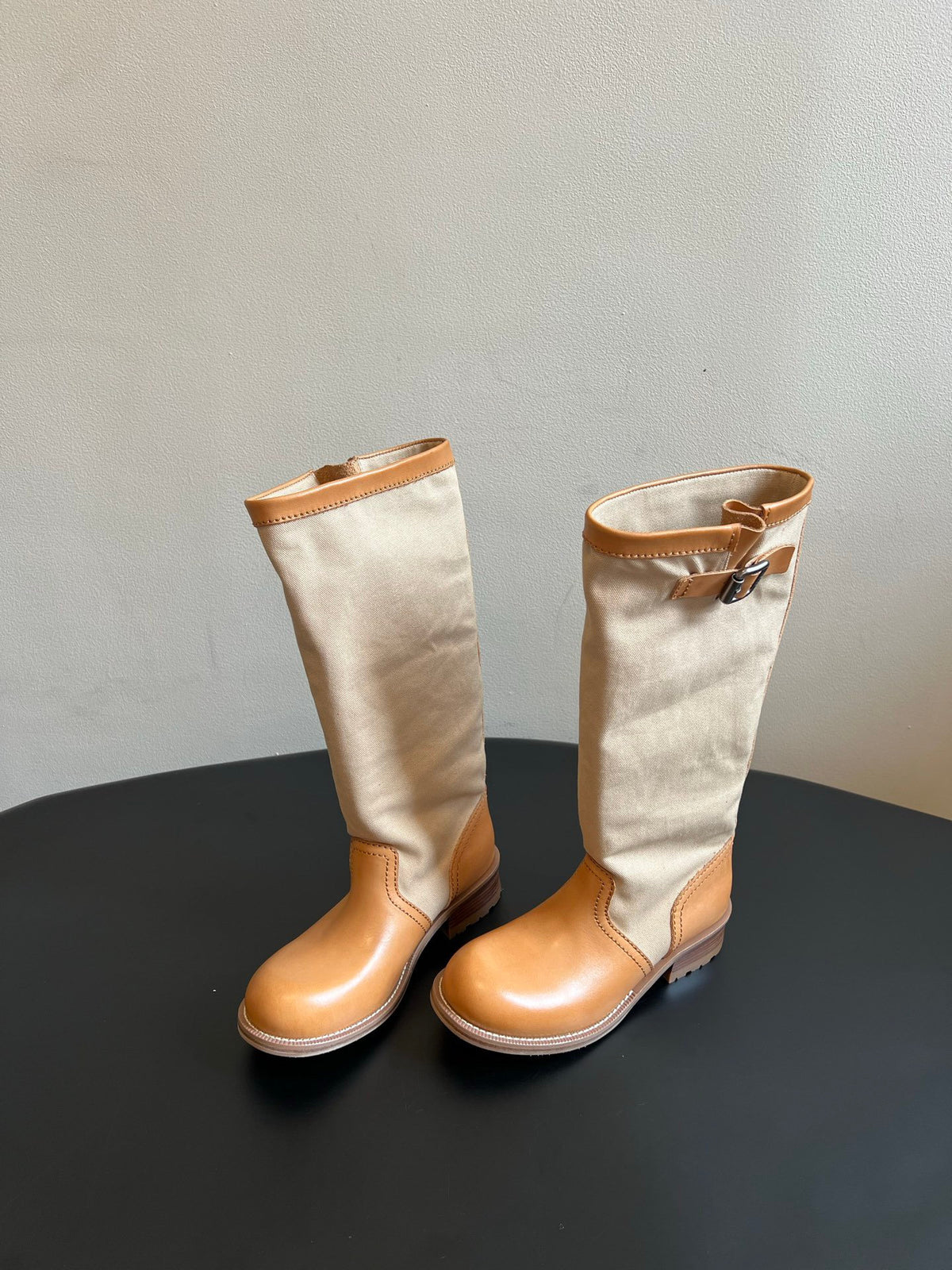 Falection FW26 Leather and Canvas Boots