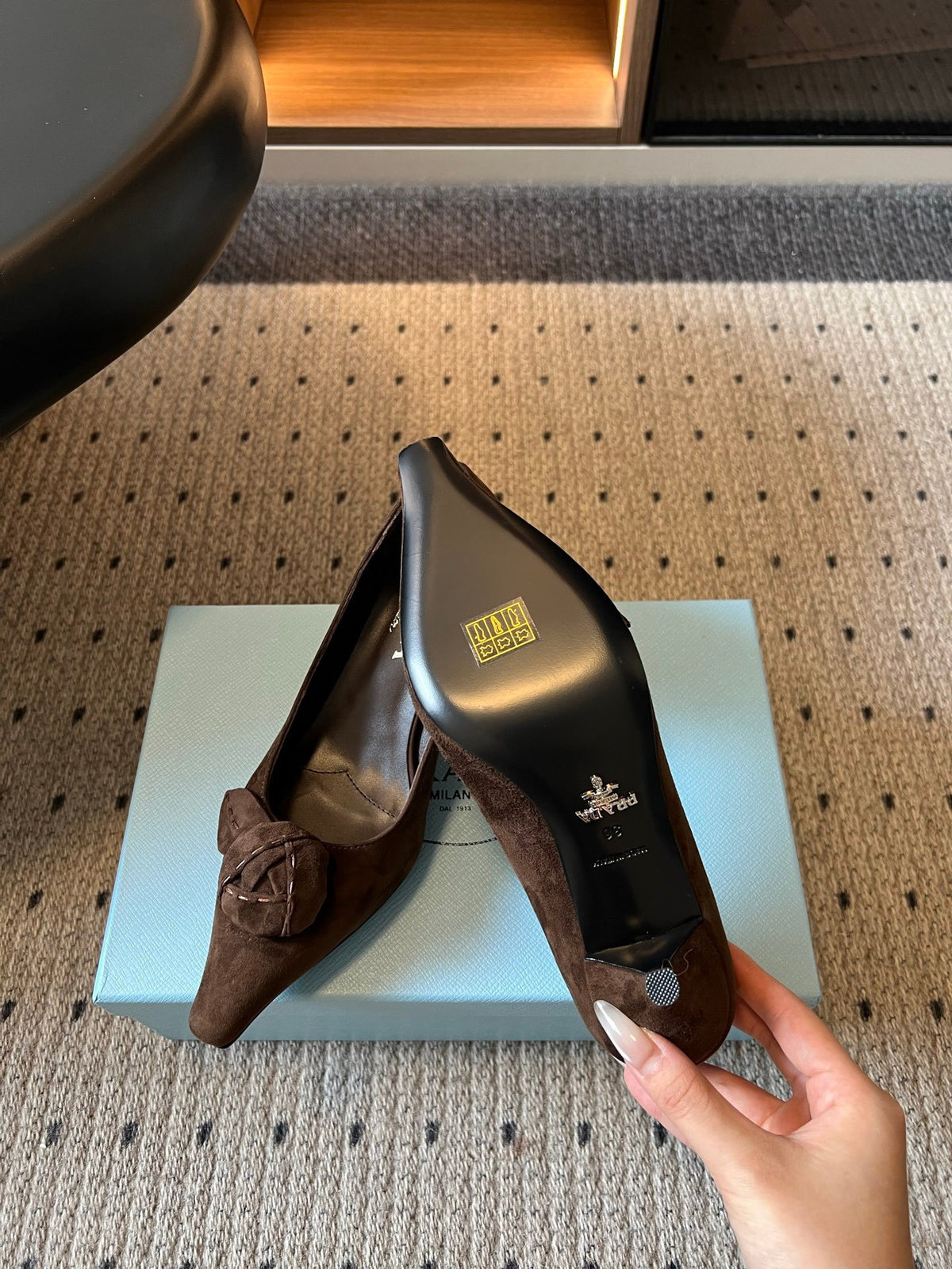 Falection FW26 Suede Pumps in 3 Colors