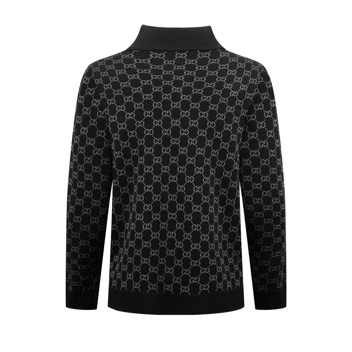 Falection FW26 GG Jacquard Longsleeve Polo Shirt