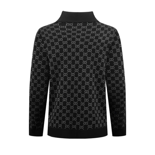Falection FW26 GG Jacquard Longsleeve Polo Shirt