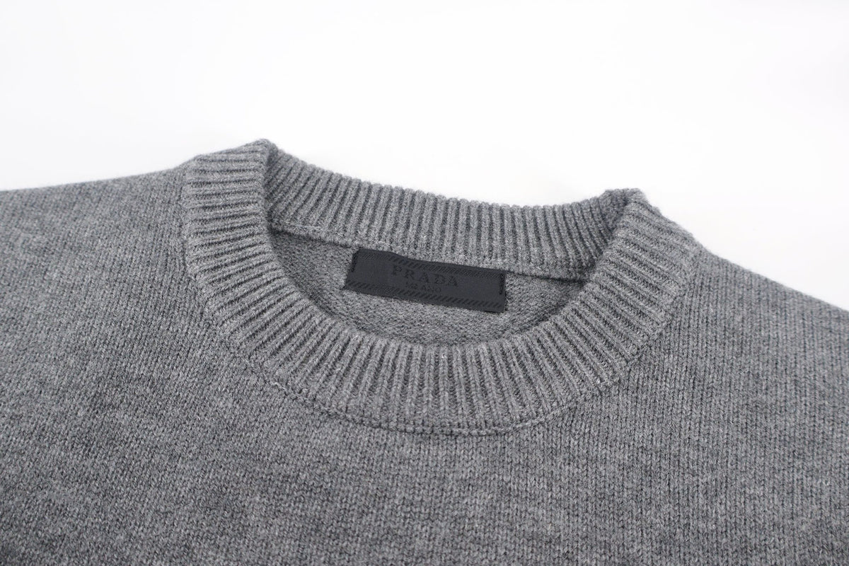 Falection FW26 Suede and Wool Cardigan