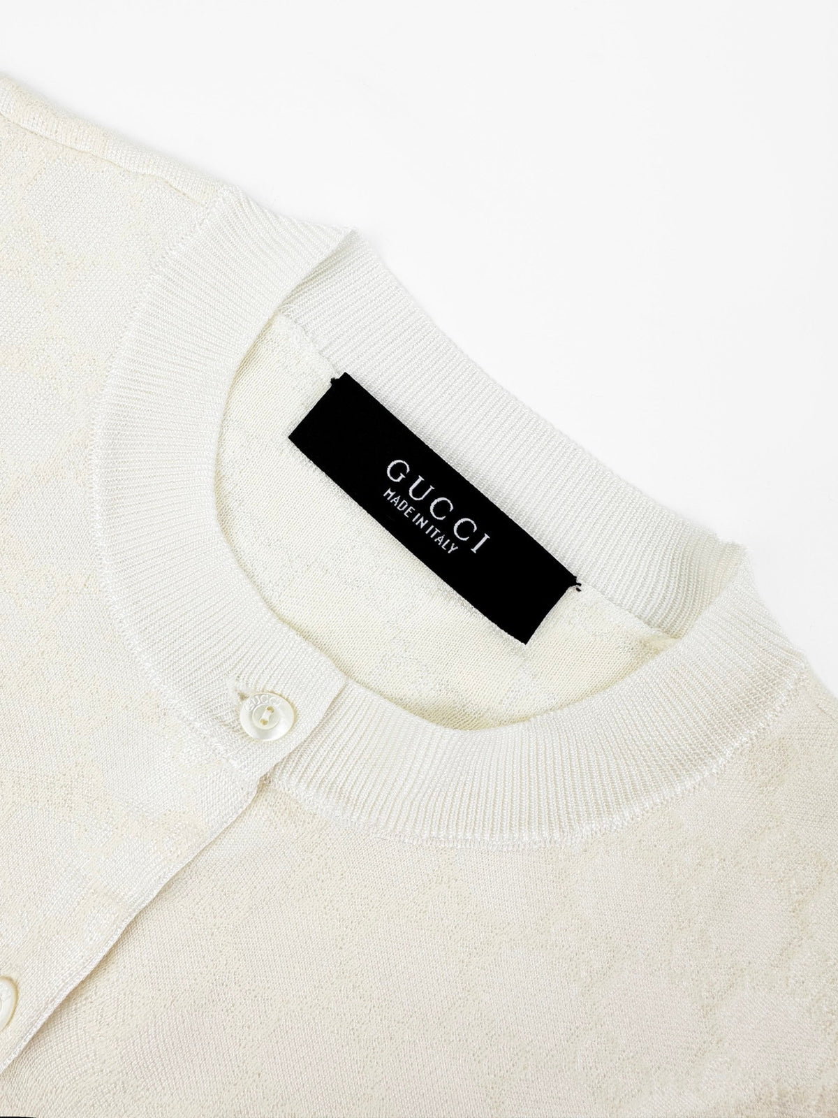 Falection FW26 GG Jacquard Cardigan